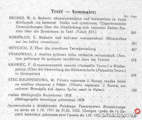 ACTA SOCIETATIS BOTANICORUM POLONIAE VOL IX 34