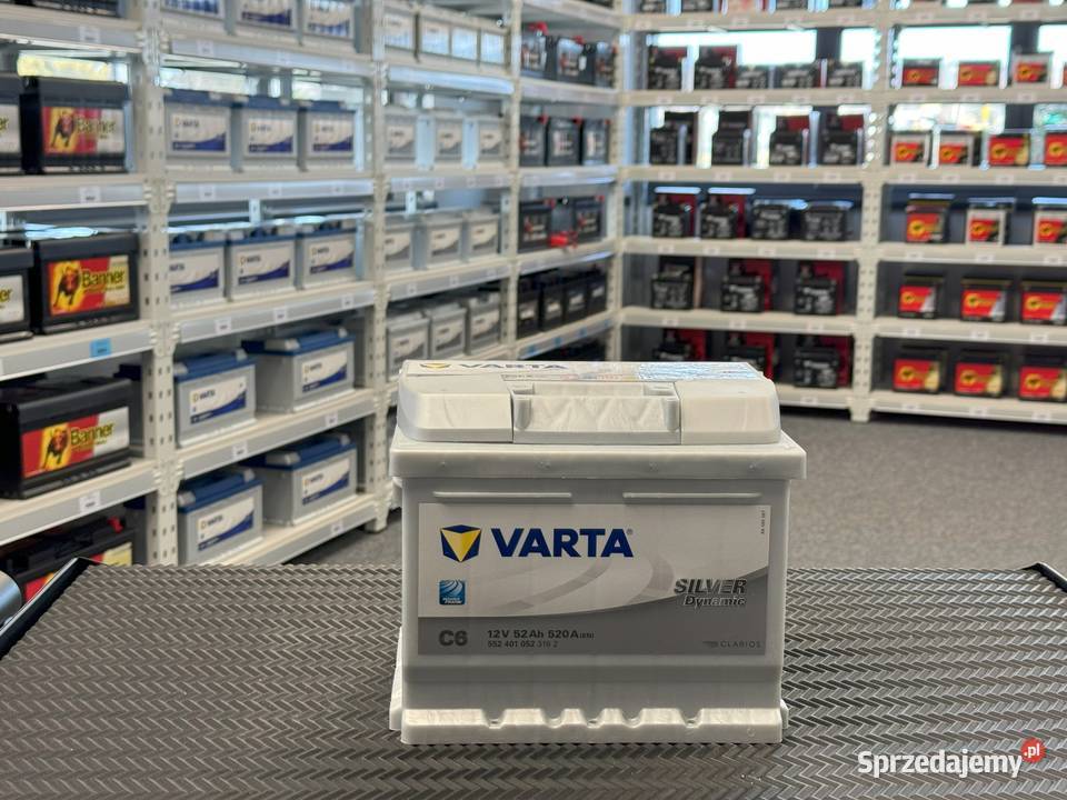 Akumulator 12V 52Ah 520A C6 Varta Silver Dynamic Jasło sprzedam
