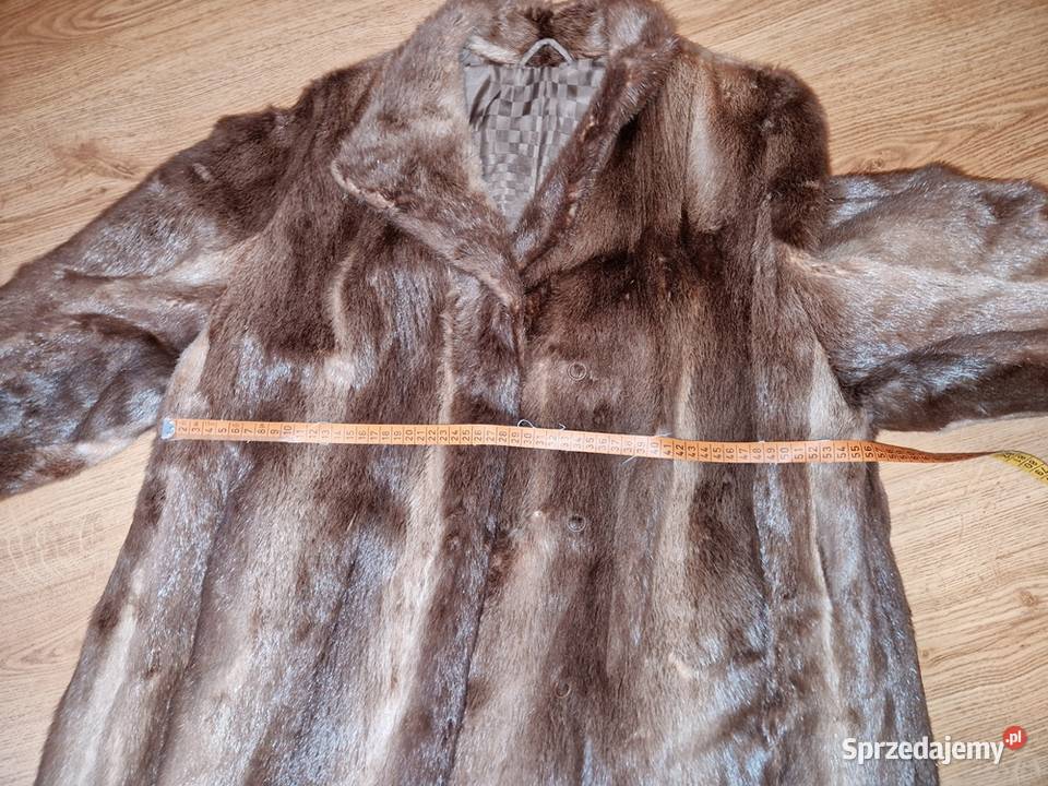Eleganckie futro damskie Pelzmodelle Wankerl N brązowy/beżowy Namysłów sprzedam