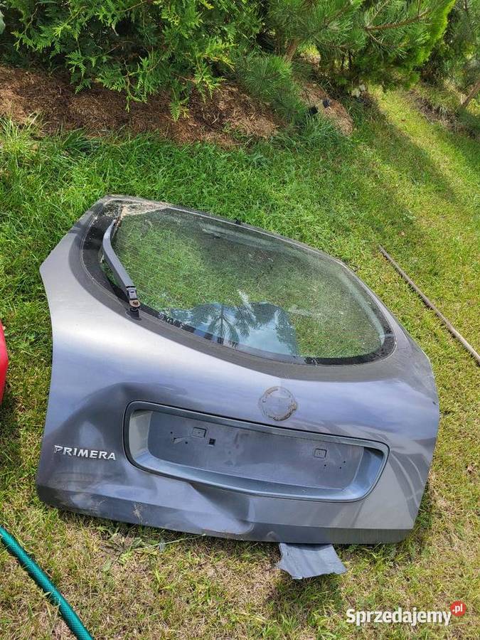 Klapa bagażnika tył Nissan Primera p12 hatchback mazowieckie Pułtusk