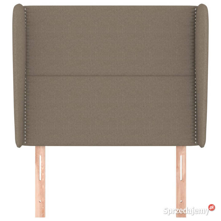 Zagłówek uszak taupe 93x23x118128 tkanina Warszawa