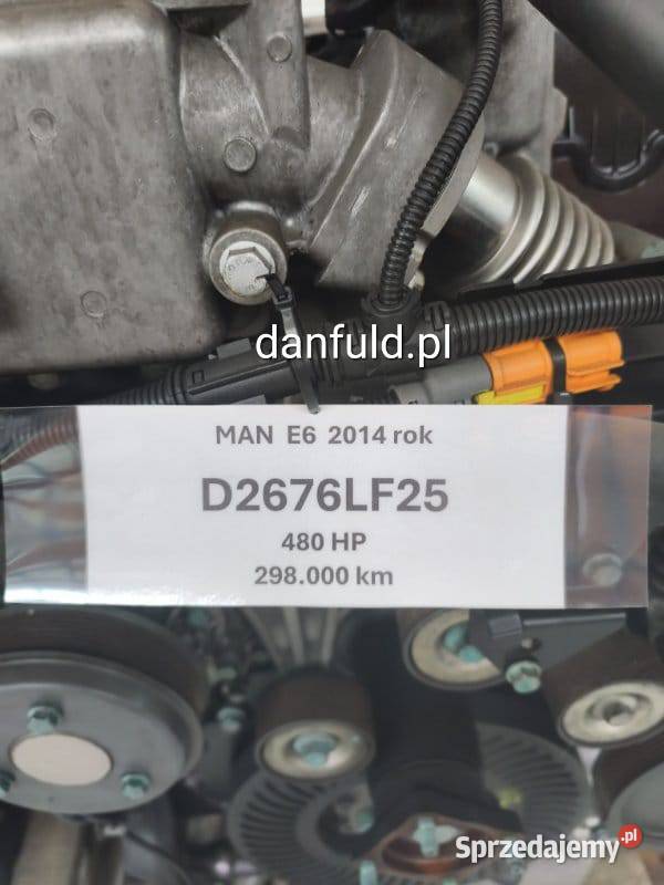Silnik MAN D2676LF25 E6 2014r Silniki kompletne