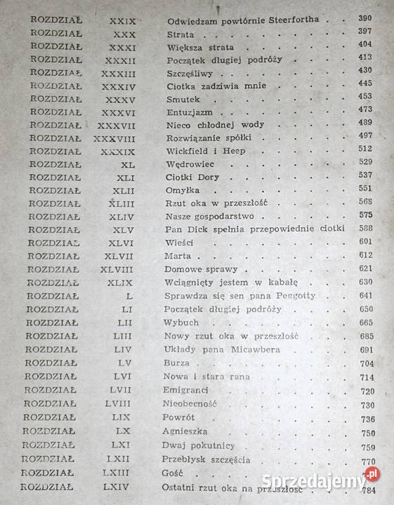David Copperfield Charles Dickens Rok wydania 1967 Chełm