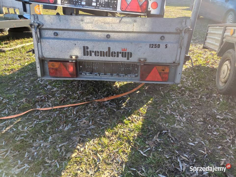 Sprzedam dwie przyczepki branderup 252x122x35 Czeberaki