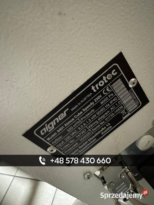 NA SPRZEDAŻ PRZEMYSŁOWY WENTYLATOR ODSYSACZ PYŁU Kielce