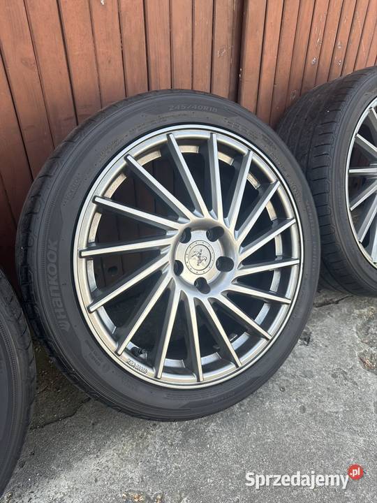 Koła felgi Keskin 5x112 R18 opony letnie podkarpackie sprzedam