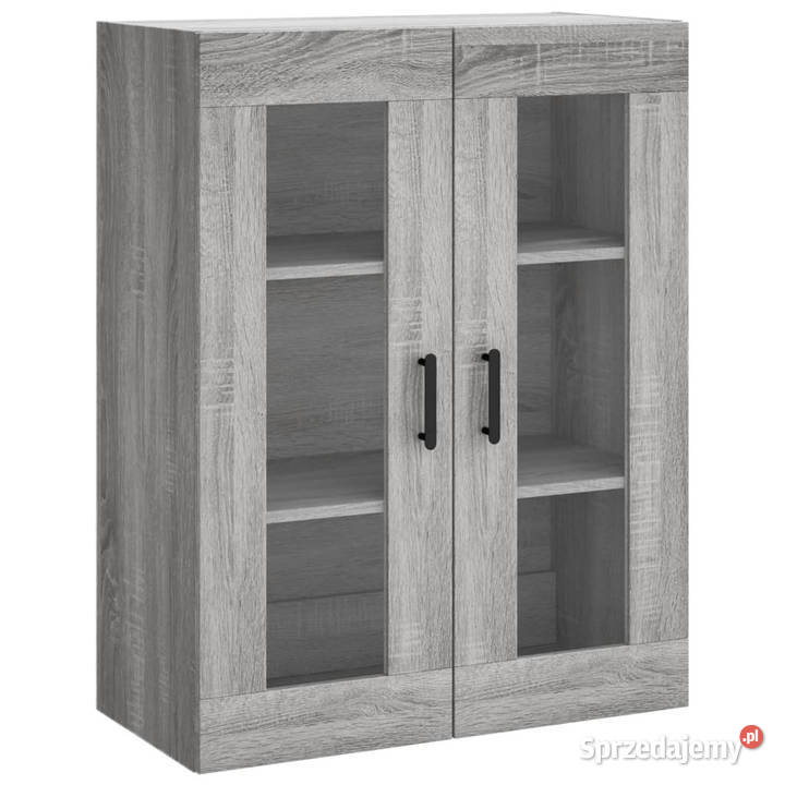 Witrynka szary dąb sonoma 695x34x180 materiał