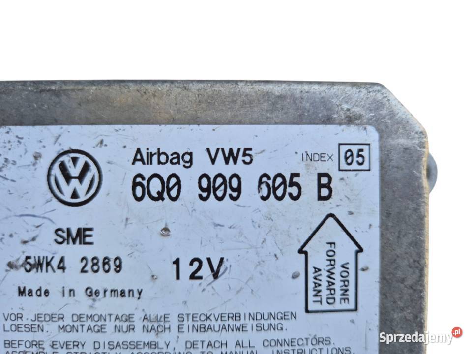 MODUŁ SENSOR AIRBAG SEAT AUDI SKODA VW Komputery sprzedam