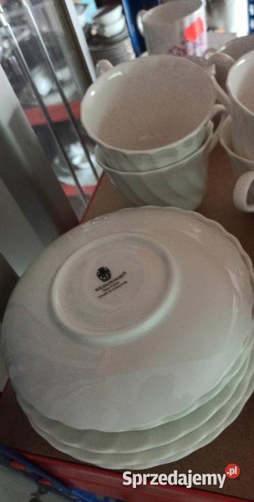 Filiżanka biała Wedgwood Made in England Porcelana i szkło pomorskie Gdańsk