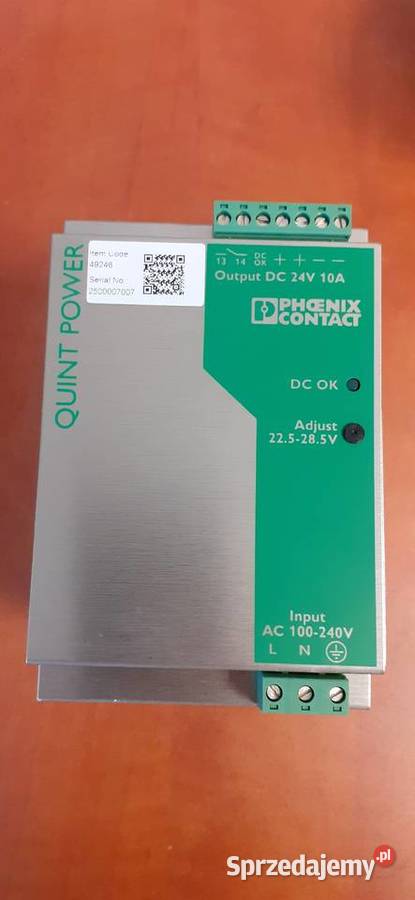 Phoenix contact zasilacz qunit 100240 ac24dc10 Części i akcesoria Boruja sprzedam