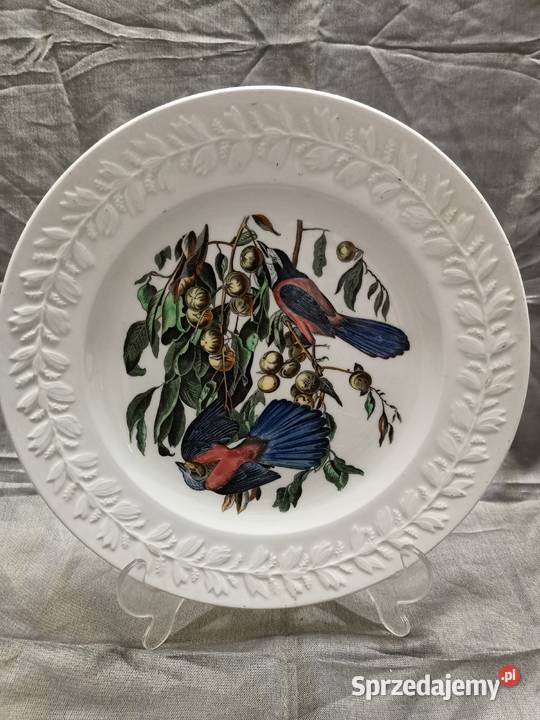 Talerz obiadowy birds America ilustra AUDUBONA Zamość