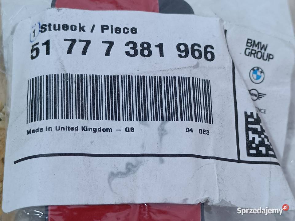 MINI F54 F54 UCHWYT CZUJNIKA PDC WEWNĘTRZNY osobowe wielkopolskie Pleszew