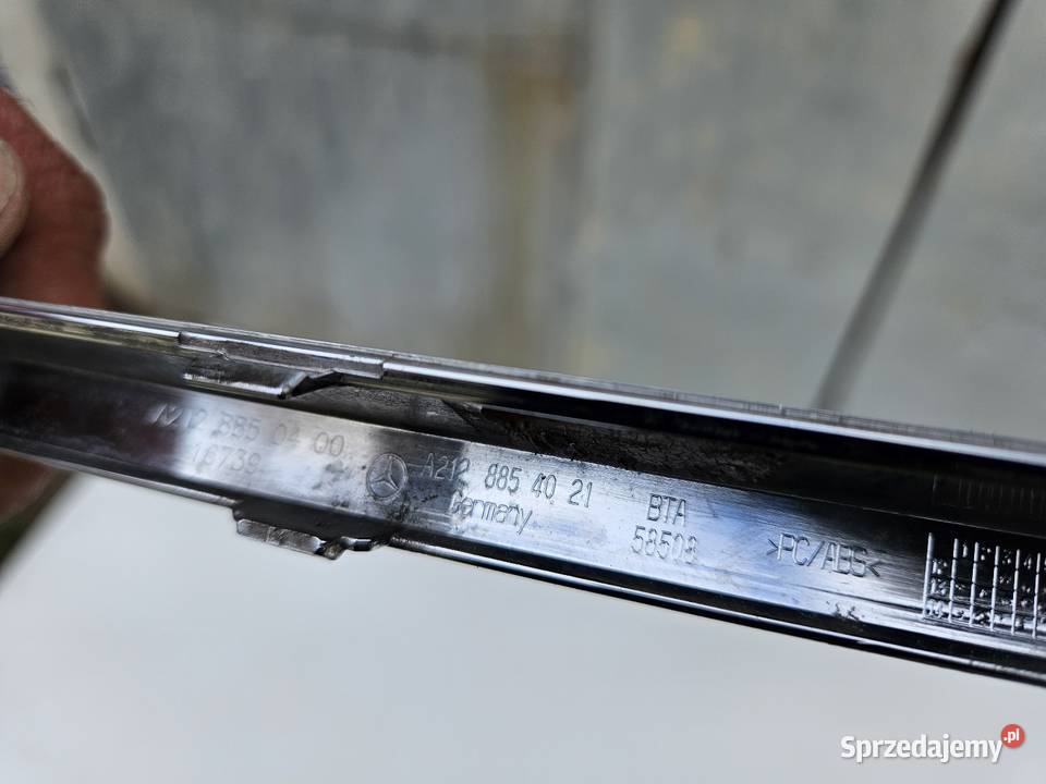 MERCEDES W212 LISTWA CHROM ZDERZAKA TYŁ wielkopolskie sprzedam