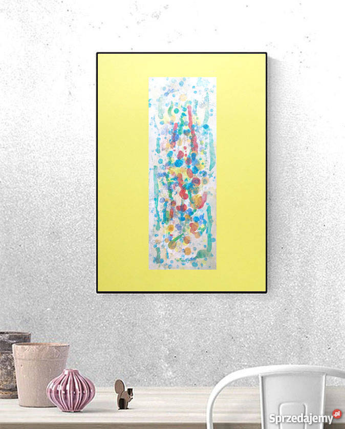 dekoracja na ścianę abstrakcja rysunek