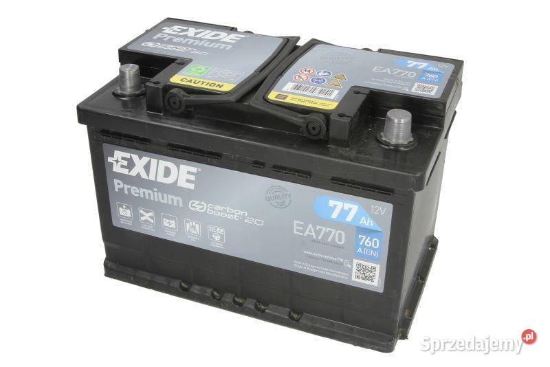 AKUMULATOR EXIDE PREMIUM 77AH 760A Zamienik osobowe Wrocław