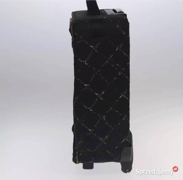 CHANEL Travel Line Suitcase Nylon Black CC Stan Warszawa