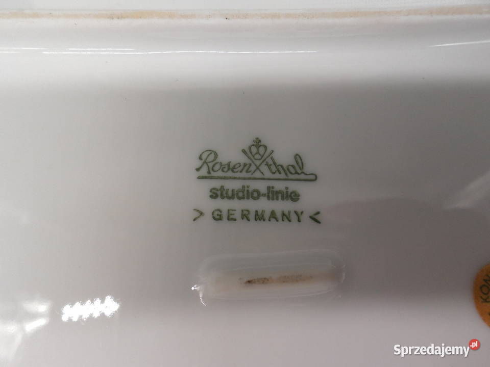 Porcelanowa Maselnica Rosenthal Niemcy Platynowy Porcelana i szkło Raszków
