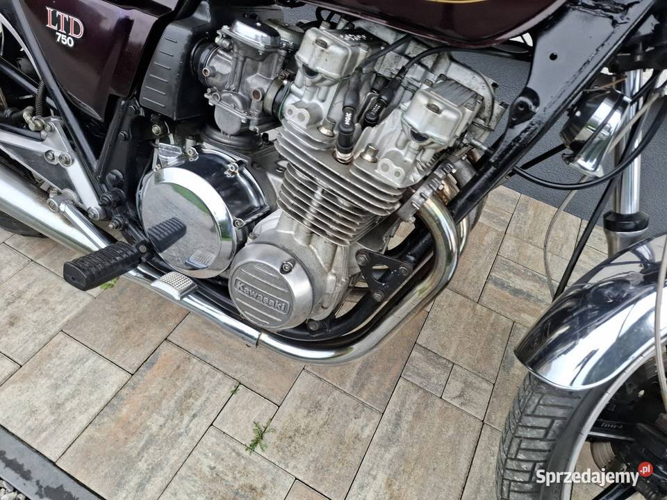 Kawasaki ltd 750 kz 750 przebieg 35 mil 1983 elektryczny starter Chobrzany