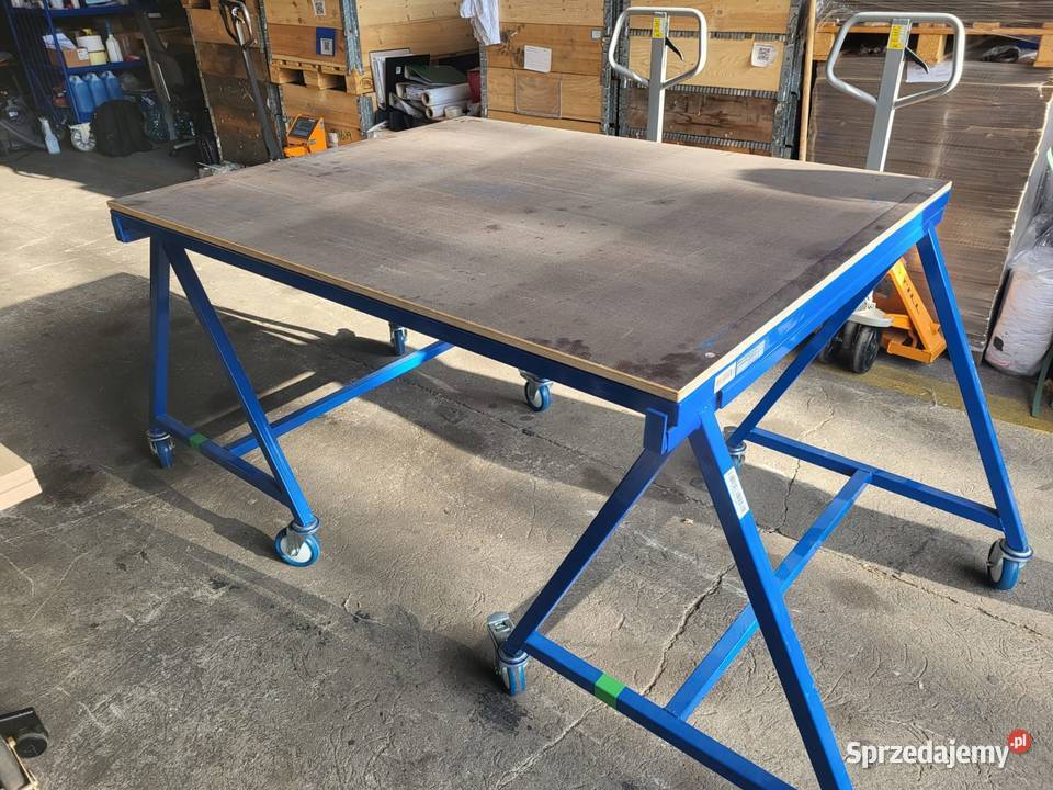Stół warsztatowy mobilny rozkładany blat 150 x