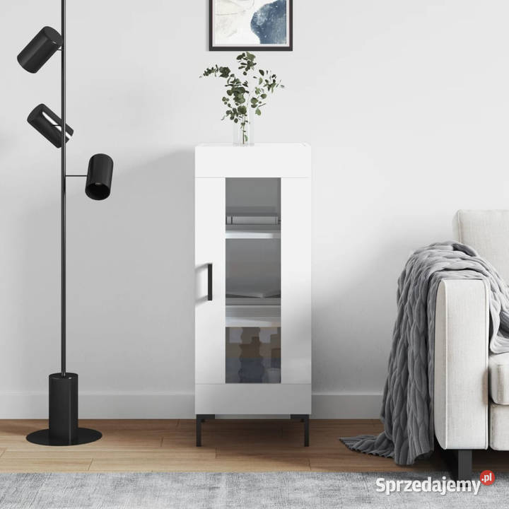 Szafka biała połysk 345x34x90 materiał Warszawa
