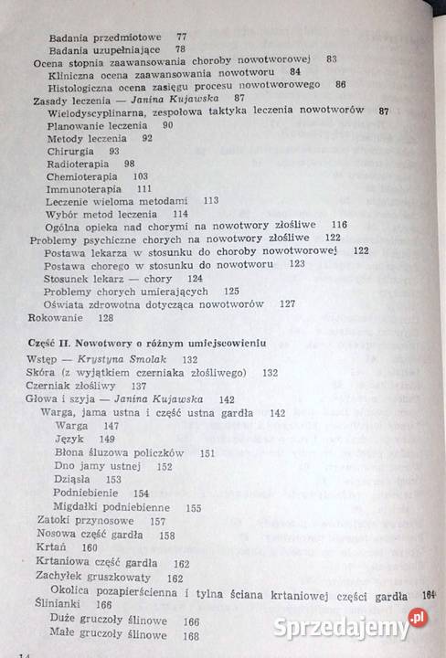 Onkologia kliniczna podręcznik studentów i Rok wydania 1982 lubelskie Chełm