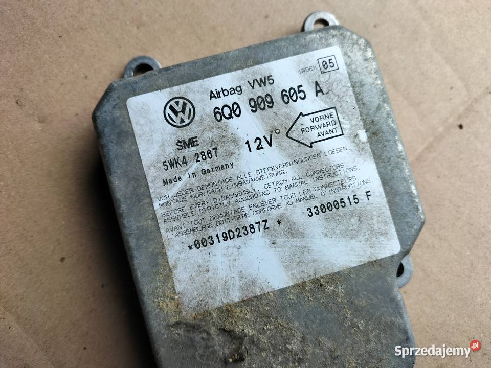TOLEDO 2 MK2 6Q0909605A SENSOR MODUŁ KOMPUTER osobowe Kamień-Kolonia