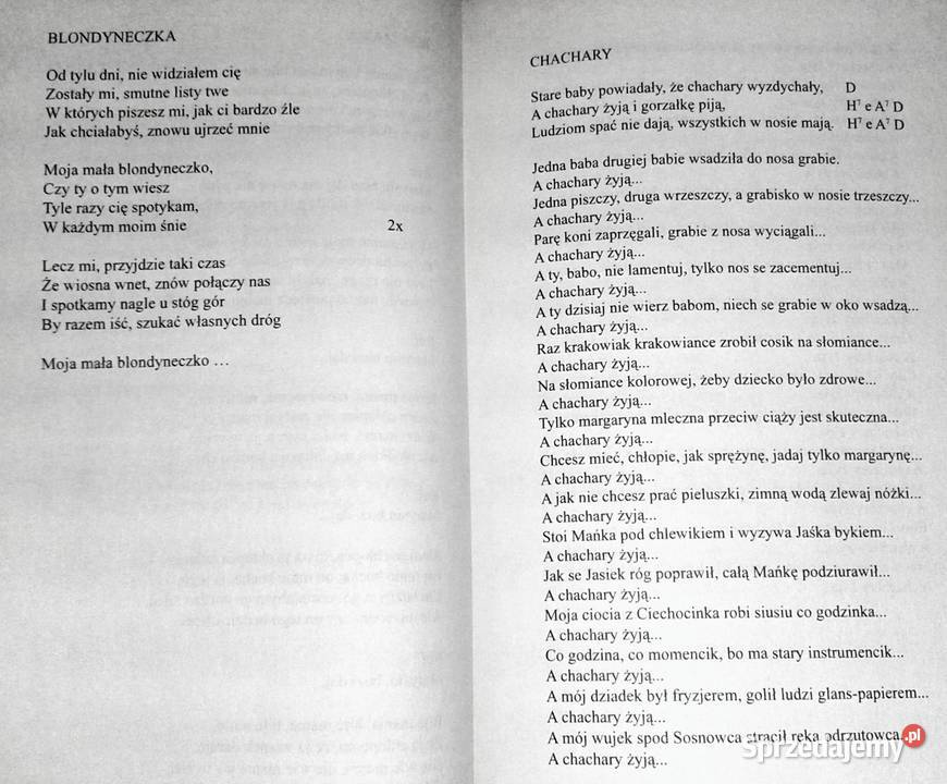 Śpiewnik biesiadny Piosenki z tamtych lat Praca Rok wydania 2005 Chełm sprzedam