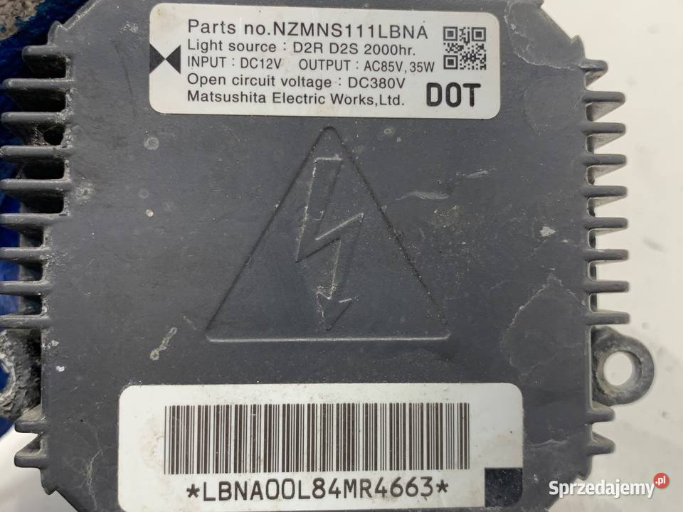 PRZETWORNICA XENON RENAULT KOLEOS I NZMNS111LBNA Przetwornice sprzedam