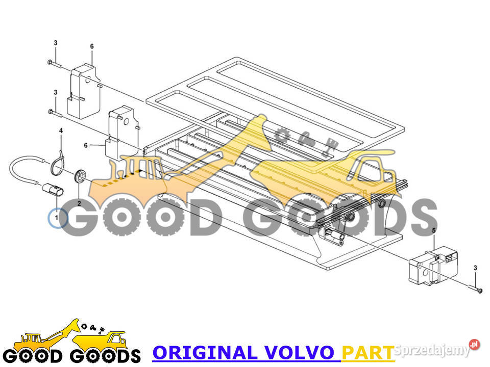 VOLVO CZUJNIK TEMPERATURY UKŁADU WENTYLACJ Władysławów