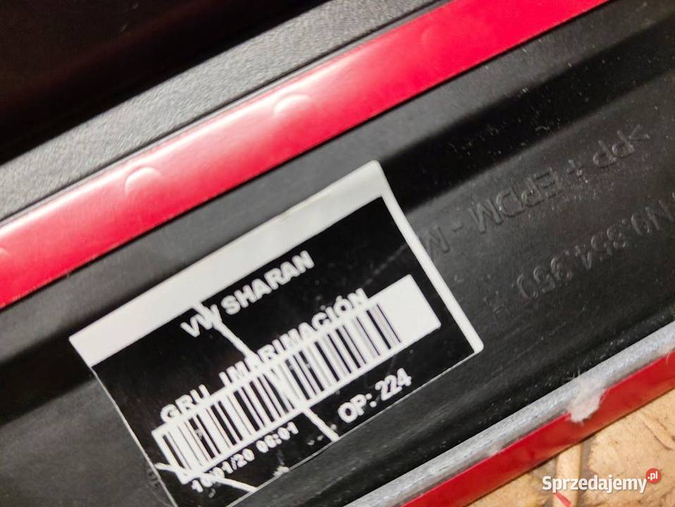 NOWA Listwa Drzwi Prawy Tył Vw Sharan II 7N Zawiasy, bolce i prowadnice Pleszew