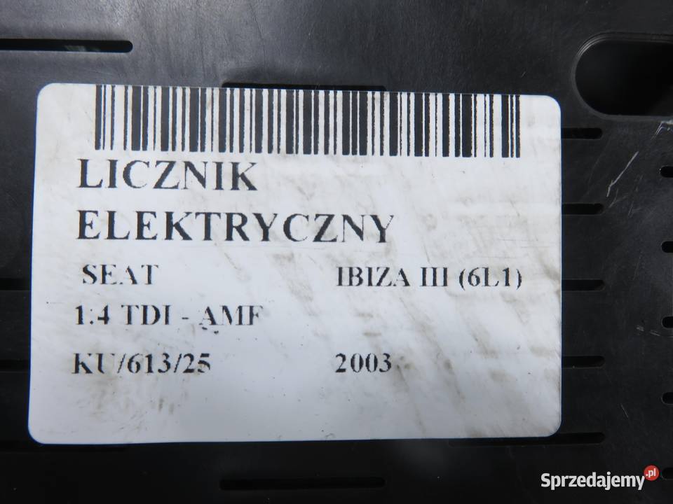 LICZNIK SEAT IBIZA III 14 TDI 75 AMF osobowe