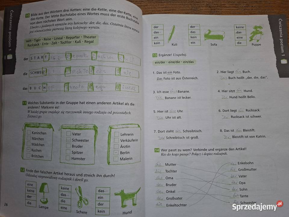 Der diedas Grammatik Gramatyka niemiecka szk Kraków