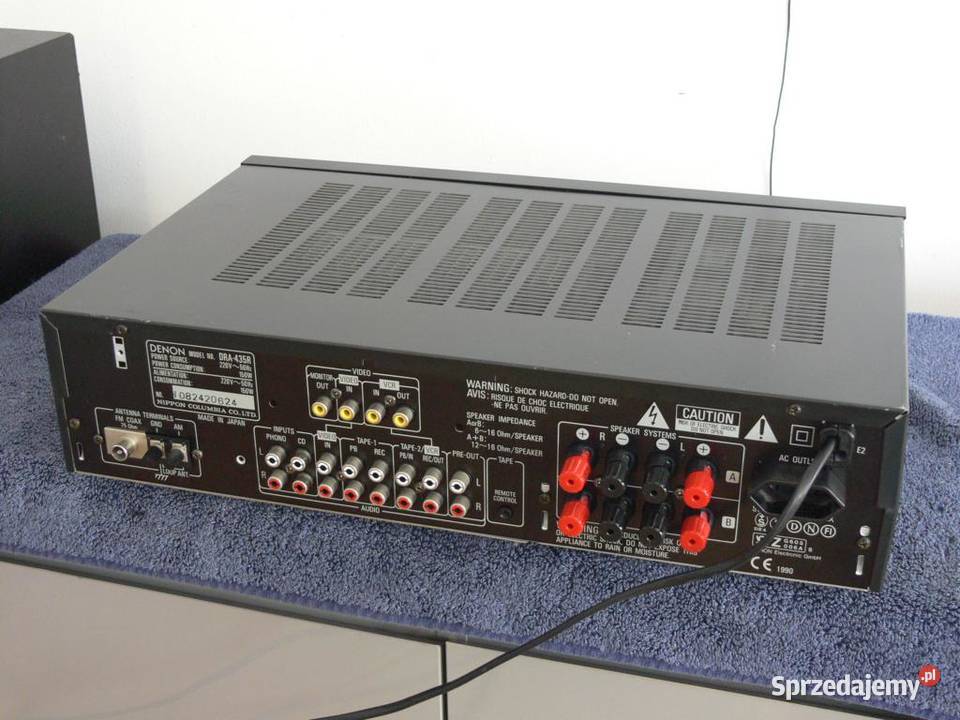 Amplituner Denon DRA435R sprawny WYSYŁKA Elektronika