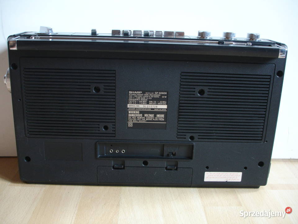 Radiomagnetofon SHARP GF6060X lubuskie Zielona Góra