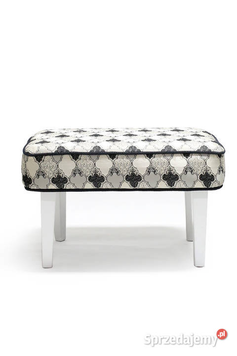 Podnóżek Pod Nogi Stołek Tapicerowany z Miękkim Kazimierz Biskupi