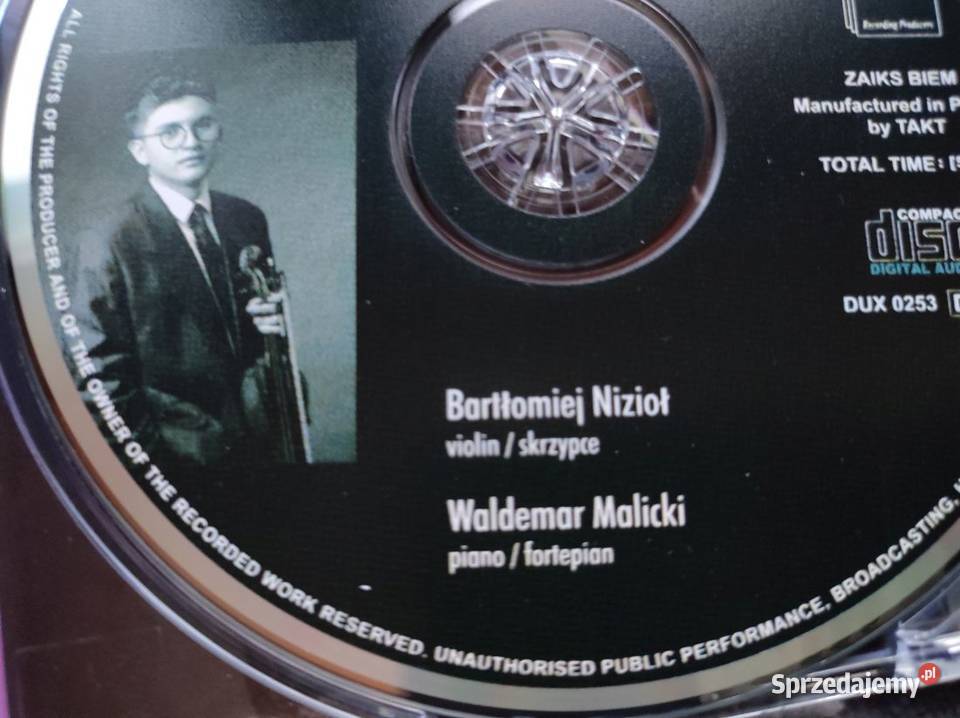 Henri Wieniawski Violin and Piano Works album cd świętokrzyskie