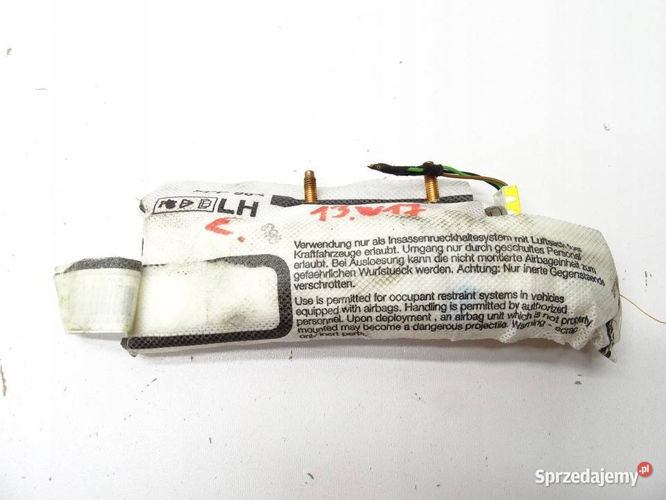 PODUSZKA POWIETRZNA AIRBAG LEWA TYŁ TYLNA KANAPY