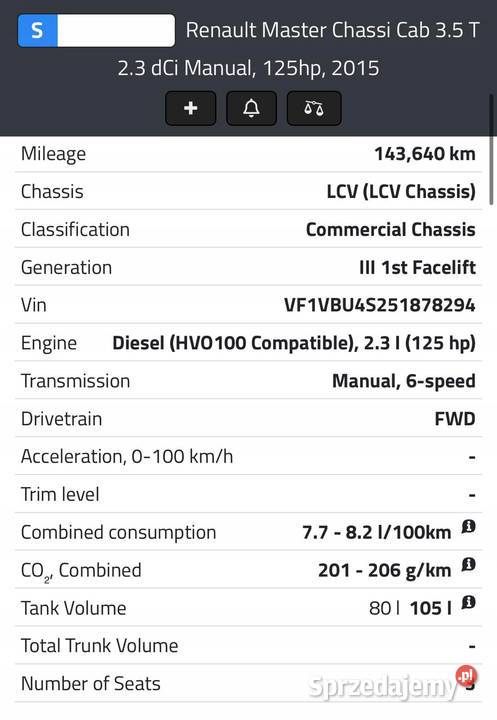 SILNIK Renault Master III 23 DCI udokumentowane Janów