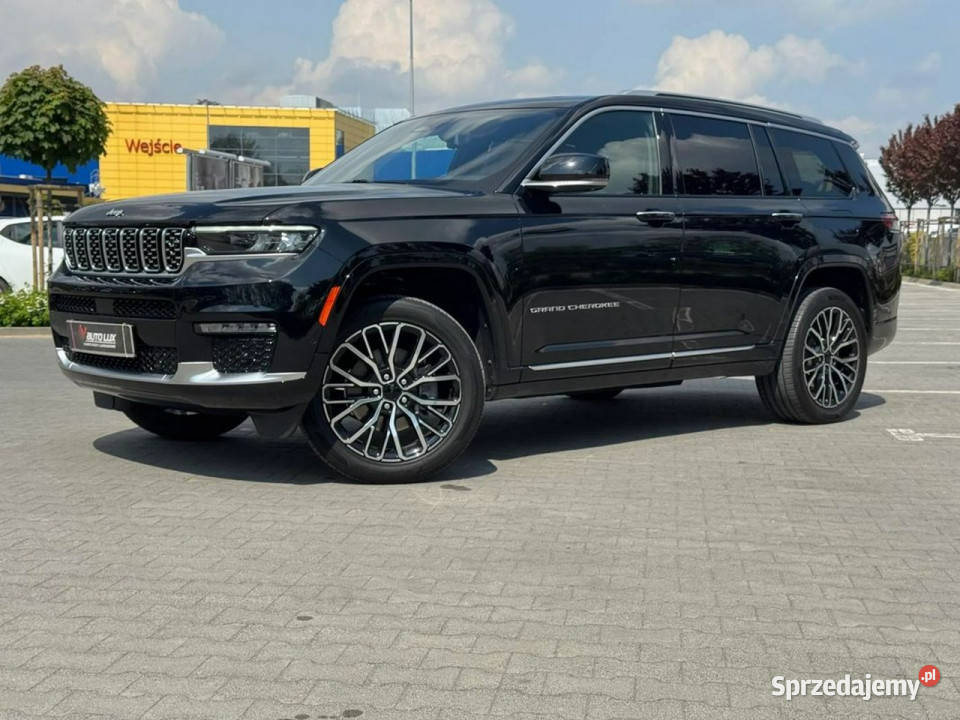 Jeep Grand Cherokee L Summit Reserve Topowa elektrycznie ustawiane fotele Warszawa