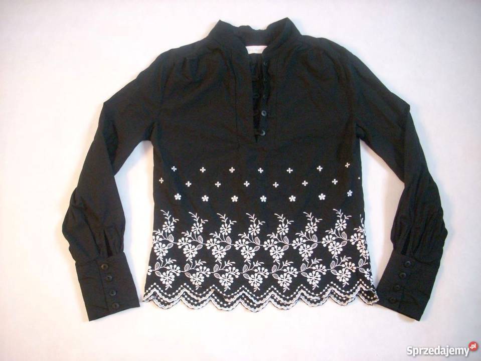 Big Stone Haftowana Koszula Bawełna 34 36 XS S Bluzki i koszule Nowy Sącz