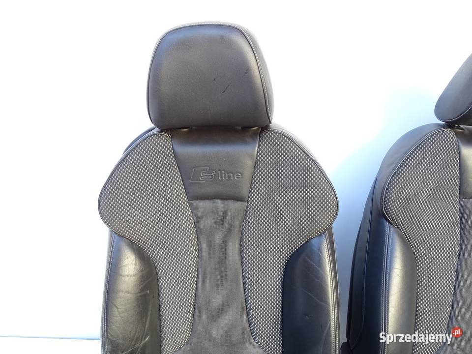 FOTELE FOTEL KANAPA PÓŁSKÓRA KOMPLET SLINE AUDI