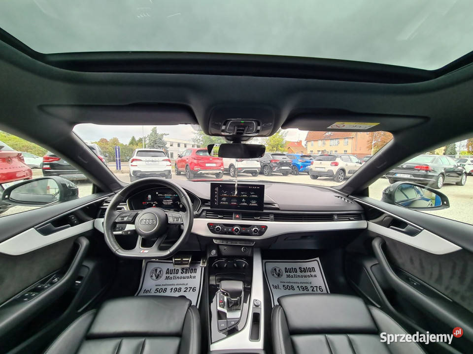 Audi A5 Sportback SLine Szyberdach Navi 2xPDC światła przeciwmgielne wielkopolskie Wągrowiec