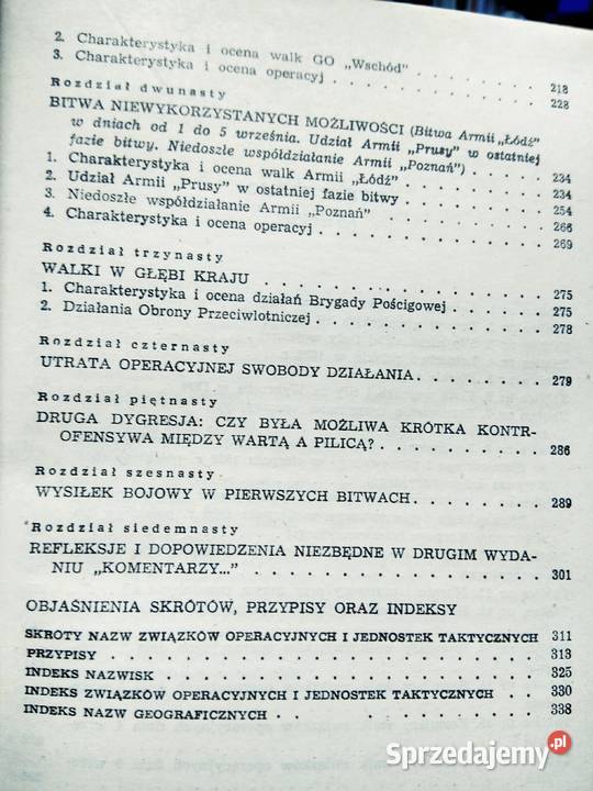 Kampania wrześniowa historia antykwariat szkolny Warszawa