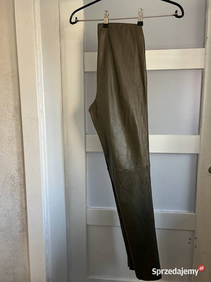Skórzane legginsy