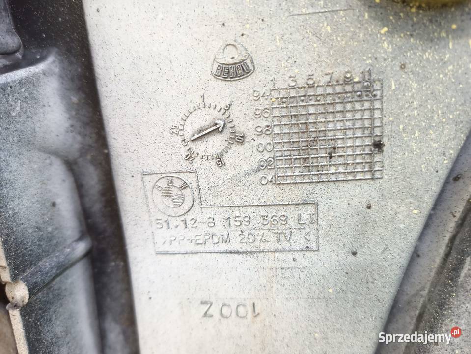 BMW E39 sedan zderzak tył tylny belka oryginał osobowe łódzkie Sieradz
