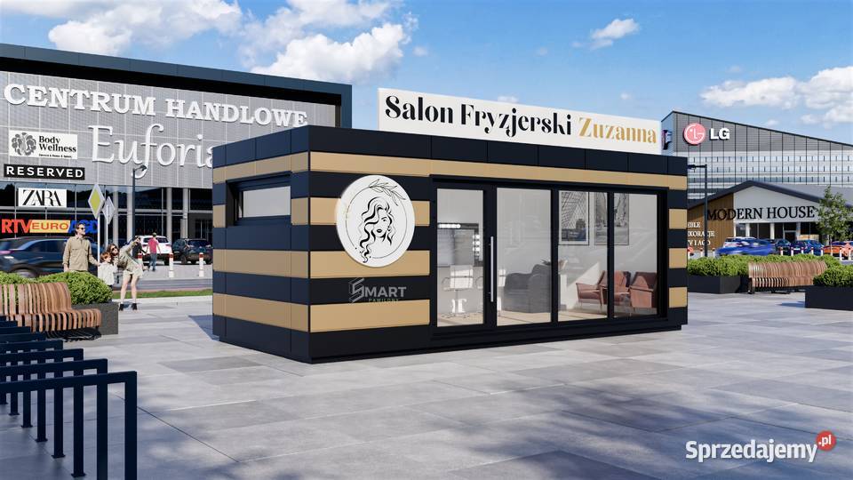 Kontener Biurowy Handlowy Usługowy Pawilon z Kraków