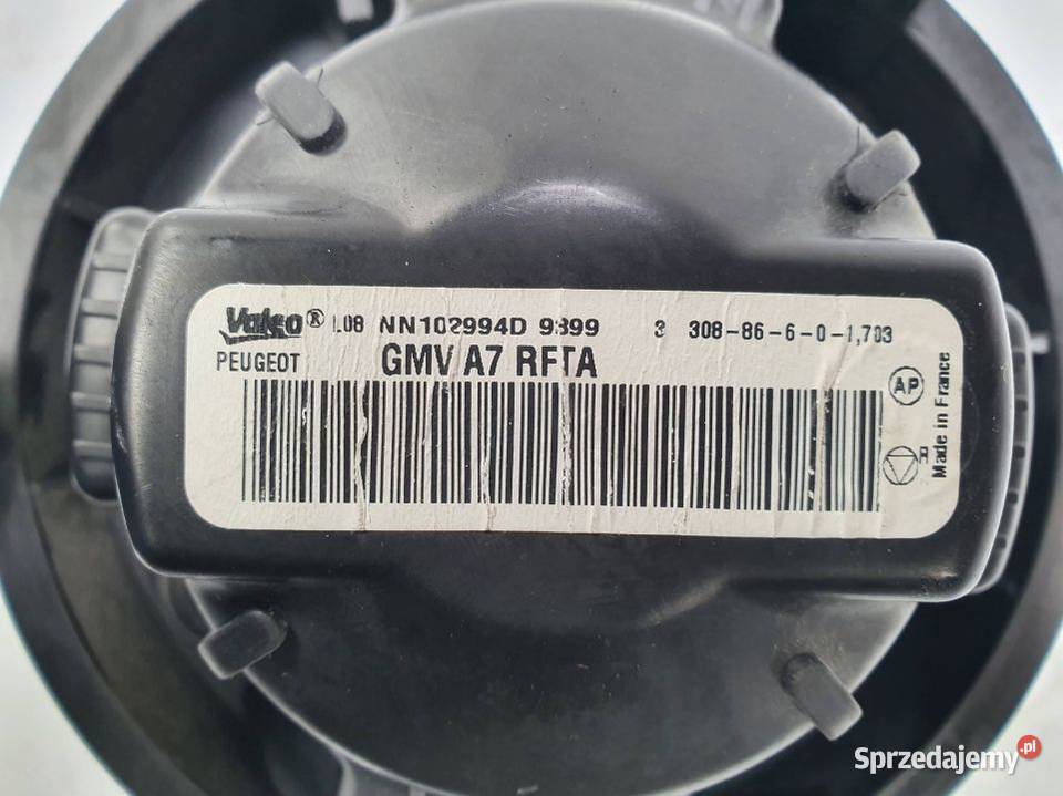 WENTYLATOR KABINOWY PEUGEOT 207 GMV A7 RFTA Lipno sprzedam