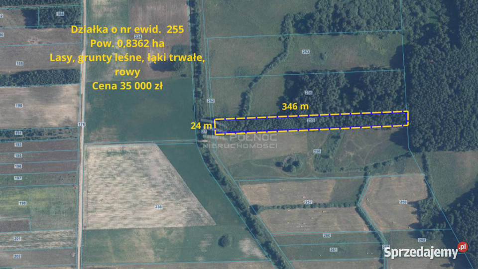 Działki rolne Wola Wereszczyńska gmina Urszulin