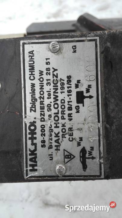 Daewoo tico matiz hak holowniczy Nowy przyczepa Suskowola