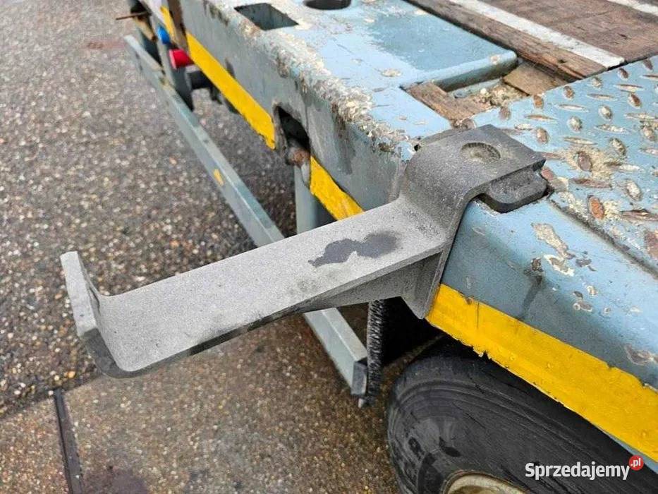 Naczepa niskopodwozie MEUSBURGER waga 9t niskopodłogowe Sokołów Podlaski
